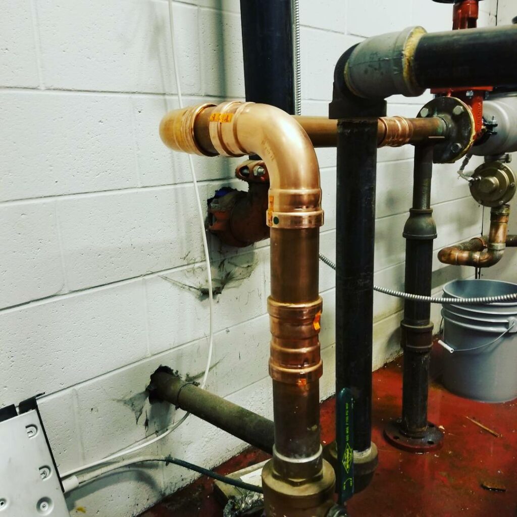 Pipes used for backflow prevention